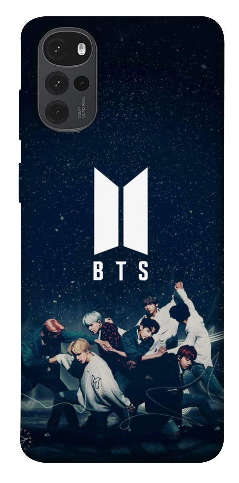 Чохол BTS logo для Motorola Moto G22