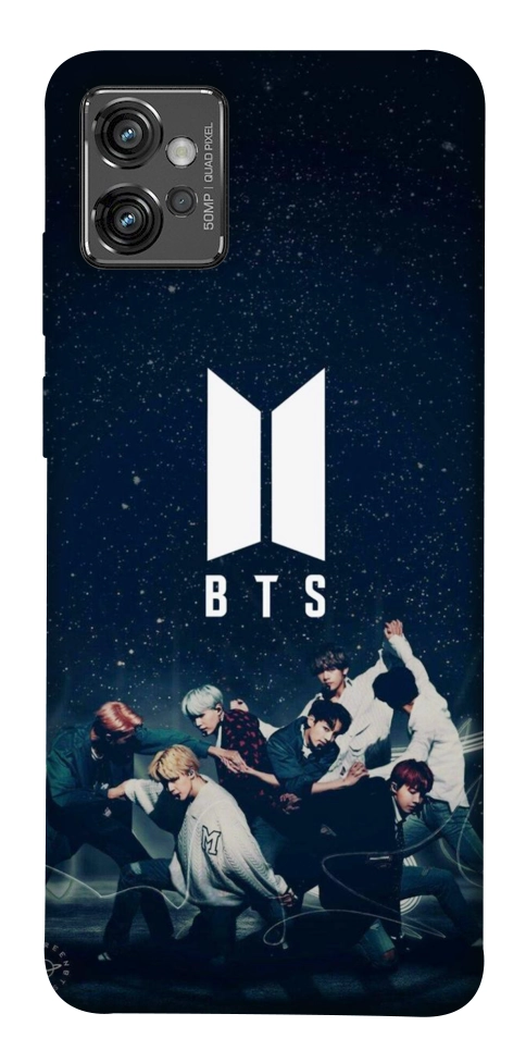 Чохол BTS logo для Motorola Moto G32