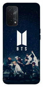 Чехол BTS logo для Oppo A74 5G