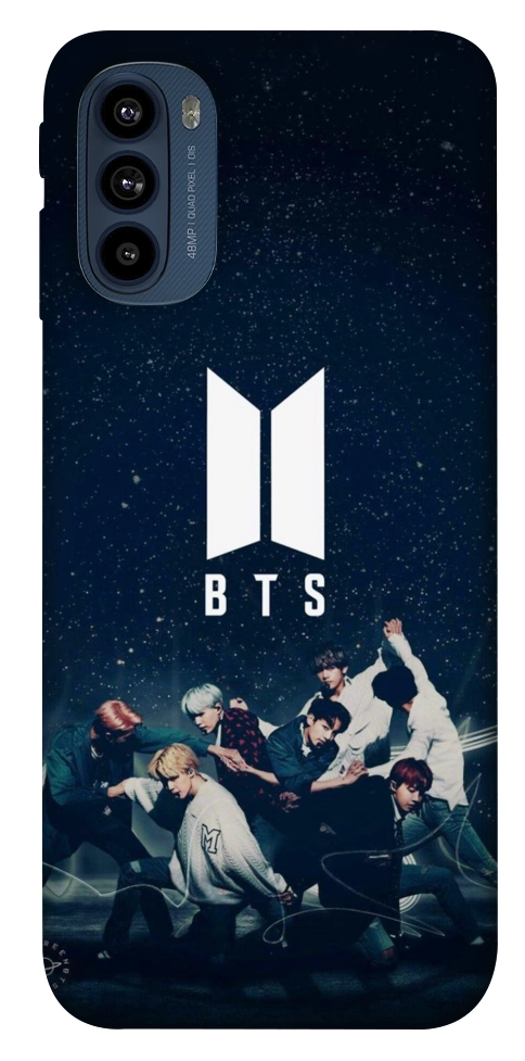 Чохол BTS logo для Motorola Moto G41
