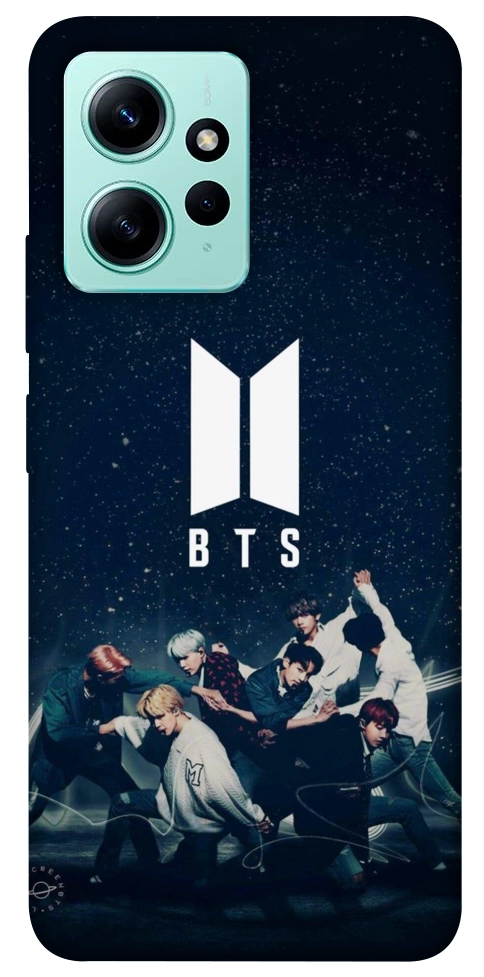 Чехол BTS logo для Xiaomi Redmi Note 12 4G