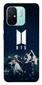 Чехол BTS logo для Xiaomi Redmi 12C