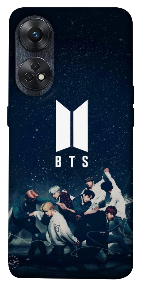 Чехол BTS logo для Oppo Reno 8 T 4G