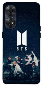 Чехол BTS logo для Oppo Reno 8 T 4G