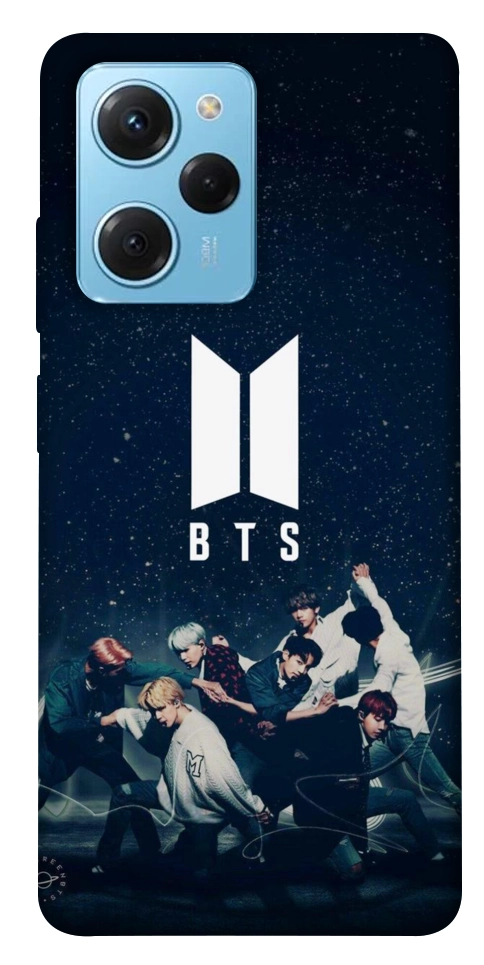 Чехол BTS logo для Xiaomi Poco X5 Pro 5G