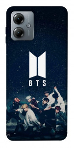 Чохол BTS logo для Motorola Moto G14