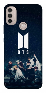 Чехол BTS logo для Motorola Moto E30