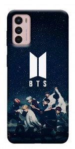 Чехол BTS logo для Motorola Moto G42