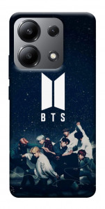 Чехол BTS logo для Xiaomi Redmi Note 13 4G