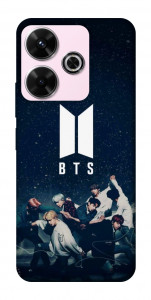Чехол BTS logo для Xiaomi Redmi 13 4G
