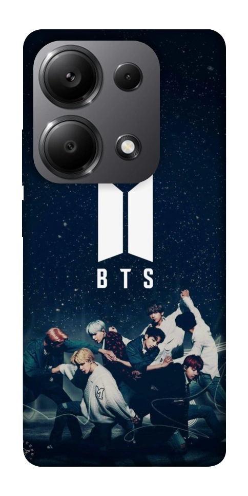 Чехол BTS logo для Xiaomi Redmi Note 13 Pro 5G