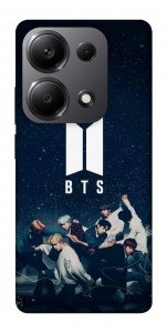 Чехол BTS logo для Xiaomi Redmi Note 13 Pro 5G