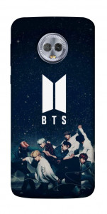 Чехол BTS logo для Motorola Moto G6 Plus
