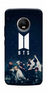Чехол BTS logo для Motorola Moto G5S