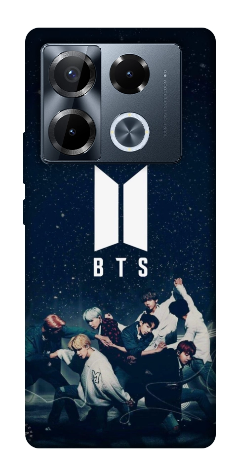 Чехол BTS logo для Infinix Note 40 Pro 4G