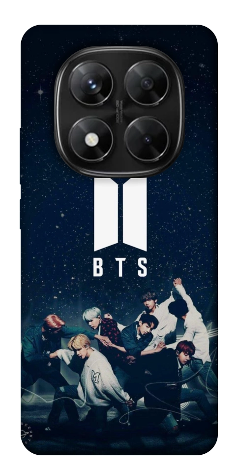 Чехол BTS logo для Xiaomi Redmi Note 14 Pro 5G