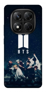 Чехол BTS logo для Xiaomi Redmi Note 14 Pro 5G