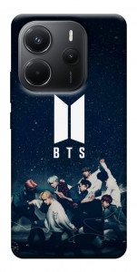 Чехол BTS logo для Xiaomi Redmi Note 14 4G (Int. version)