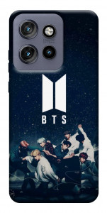 Чехол BTS logo для Motorola Edge 50 Neo
