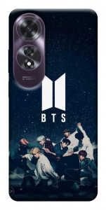 Чехол BTS logo для Oppo A60 4G