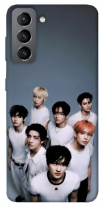 Чехол Enhypen white для Galaxy S21 FE