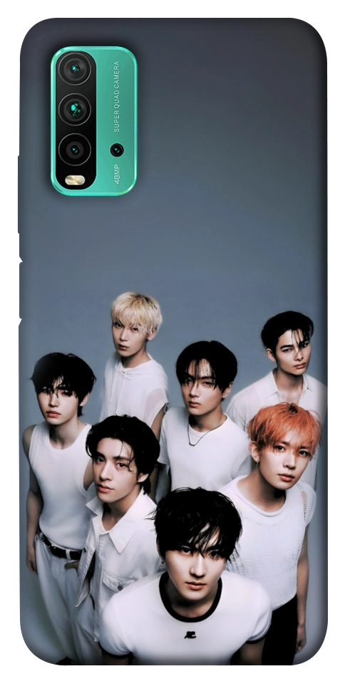 Чехол Enhypen white для Xiaomi Redmi Note 9 4G