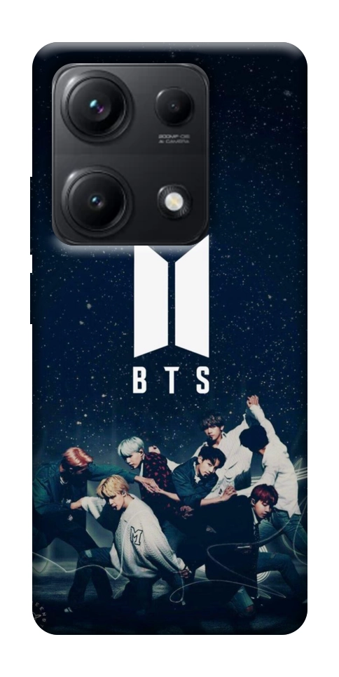 Чехол BTS logo для Xiaomi Redmi Note 14S