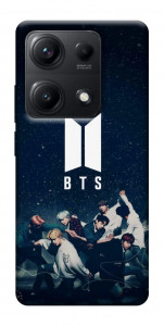 Чехол BTS logo для Xiaomi Redmi Note 14S