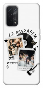 Чехол LE Sserafim для Oppo A74 5G