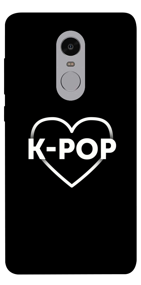 Чехол LOVE Kpop для Xiaomi Redmi Note 4X