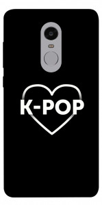 Чехол LOVE Kpop для Xiaomi Redmi Note 4X