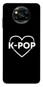 Чехол LOVE Kpop для Xiaomi Poco X3 Pro