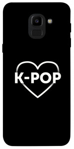 Чехол LOVE Kpop для Galaxy J6 (2018)