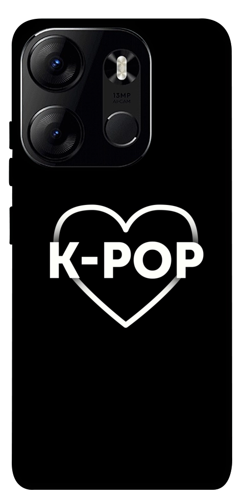 Чохол LOVE Kpop для Tecno Spark Go 2023