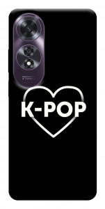 Чехол LOVE Kpop для Oppo A60 4G