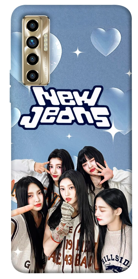 Чехол New Jeans для TECNO Camon 17P