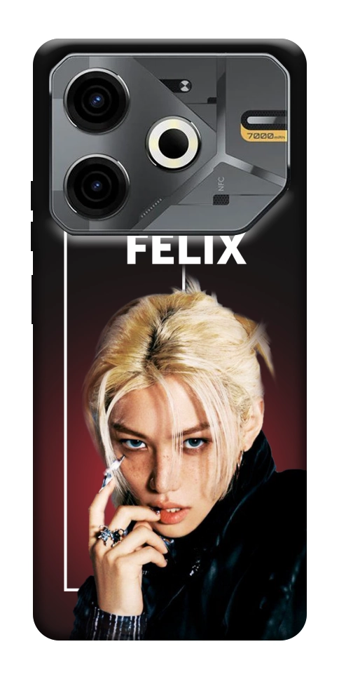 Чехол Stray kids Felix для TECNO Pova 6 Neo (LI6)