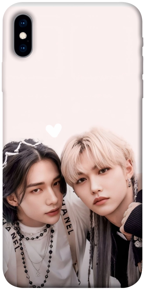 Чехол Hyunjin and Felix для iPhone XS