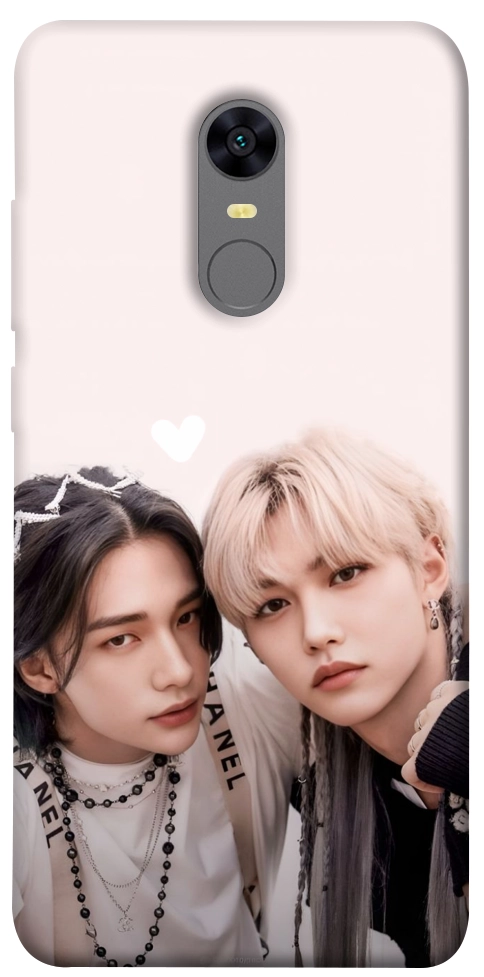 Чехол Hyunjin and Felix для Xiaomi Redmi Note 5 (Single Camera)