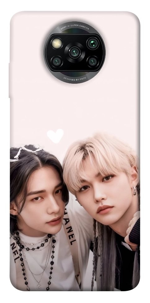 Чохол Hyunjin and Felix для Xiaomi Poco X3 NFC