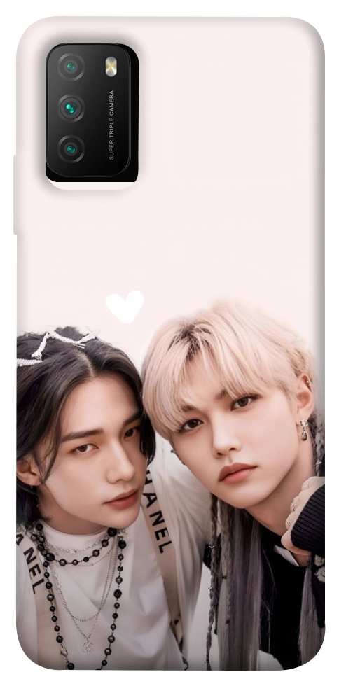 Чохол Hyunjin and Felix для Xiaomi Poco M3