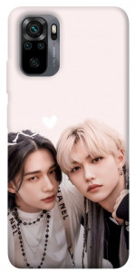 Чохол Hyunjin and Felix для Xiaomi Redmi Note 10