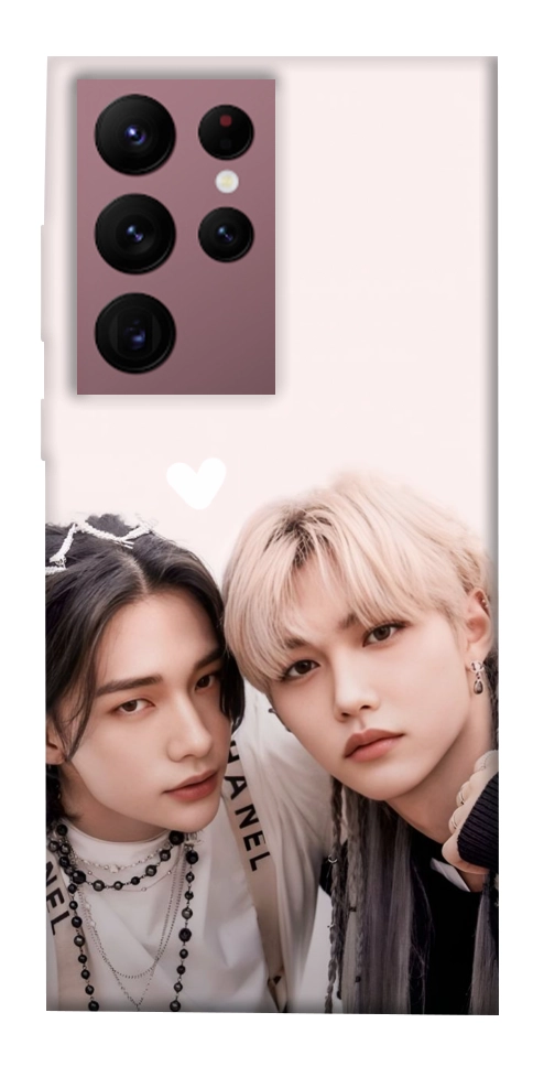 Чехол Hyunjin and Felix для Galaxy S22 Ultra