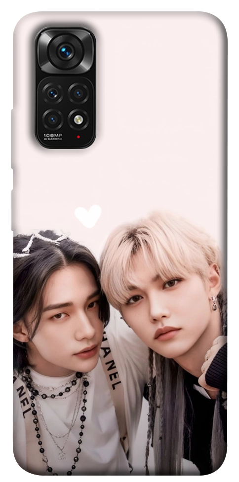 Чохол Hyunjin and Felix для Xiaomi Redmi Note 11 (Global)