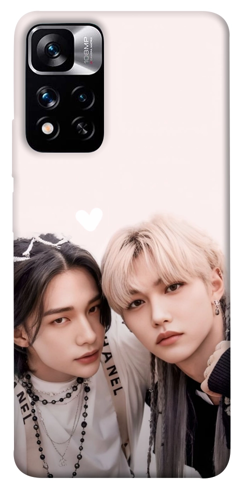 Чехол Hyunjin and Felix для Xiaomi Redmi Note 11 5G