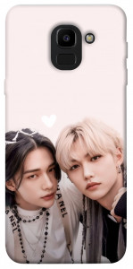 Чехол Hyunjin and Felix для Galaxy J6 (2018)