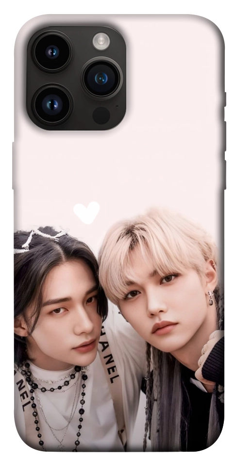 Чехол Hyunjin and Felix для iPhone 14 Pro Max