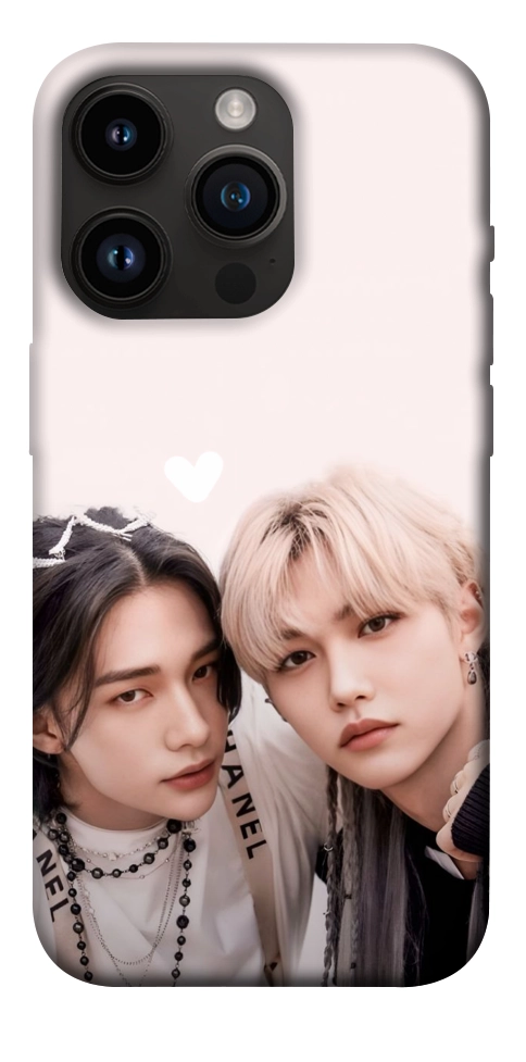 Чехол Hyunjin and Felix для iPhone 14 Pro