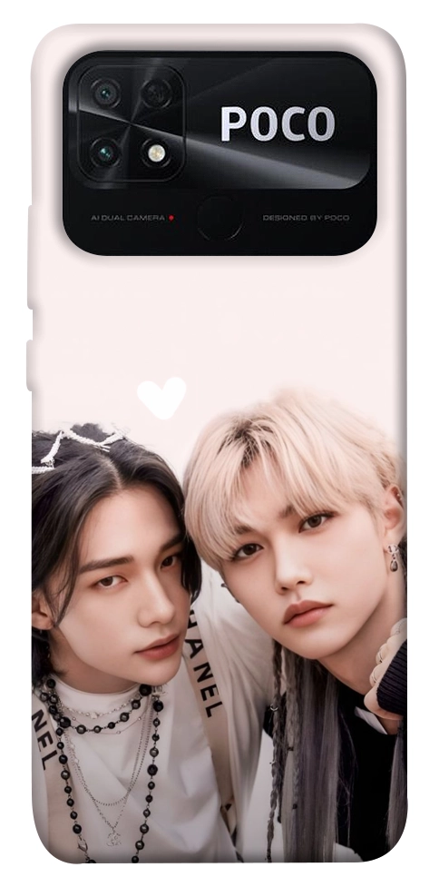 Чохол Hyunjin and Felix для Xiaomi Poco C40