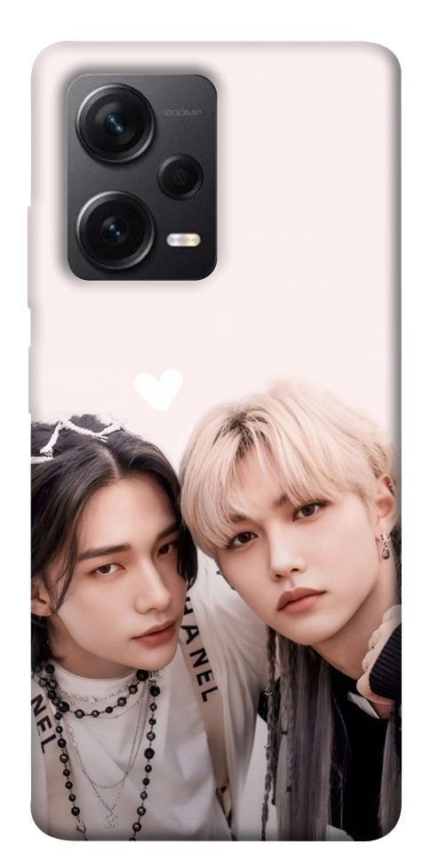 Чехол Hyunjin and Felix для Xiaomi Redmi Note 12 Pro 5G